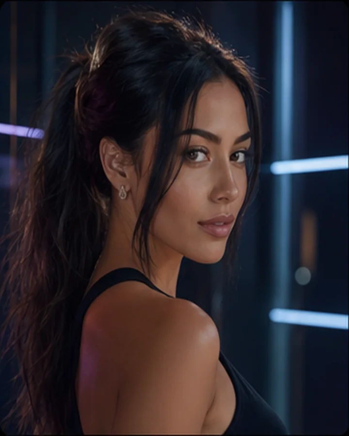 Selene Voss AI companion portrait